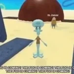 Squidward the fog is coming