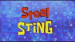 spongebob steel sting