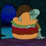 honey romantic dream kissing sleeping Squidward Spongebob