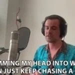 then my  head hit the wahh