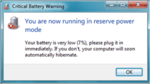 Windows 7 Battery Critical