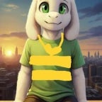 Asriel ( After being Saved By Frisk )