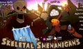 skeletal shenanigans boss fight but it's Minecraft sounds