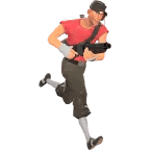 Scout "Yeah, come get some, ya frickin' wuss!"