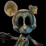 Shade photo negative Mickey - wanna see my head