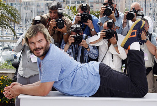 Jack Black - Lay flat on the ground