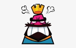 King Angry Emote --Clash Royale--