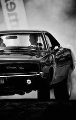 supercharged dodge revving