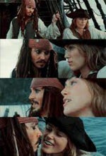 Pirates Of Caribbean - Jack Sparrow - Neck like a giraffe