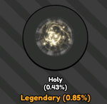 Slap Battles Holy kill effect