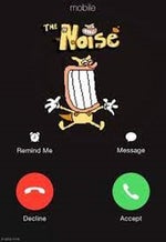 NOISE IS CALLING PICK A PHONE (pizza tower meme)