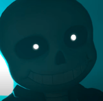 sans burnt the water