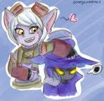 Tristana taunting veigar