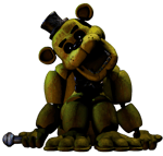 golden freddy voice (reversed backwards)