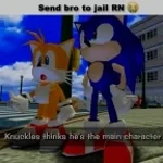 Knuckles thinks hes the main character