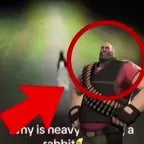 heavy chases a rabit