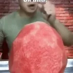 kind man gets rid of evil watermelon