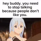 you need to stop talking. - Sound