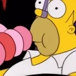 Homer drops his donut #funny #skit