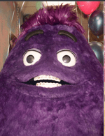 happy birthday grimace