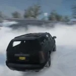 Cadillac Driving Over