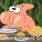 Patrick WTF explosive pie