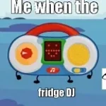 Fridge DJ Power on