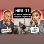 HE HAS VEINS AND LONG FINGERS