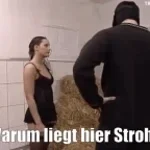 Warum liegt hier Stroh