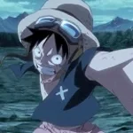 strong punch sound luffy
