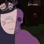 squrriel driving in a car