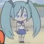 Hatsune Miku sou seu fan