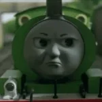 Little green piggy in the middle