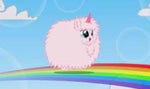 Pink Fluffy Unicorns Dancing On Rainbows