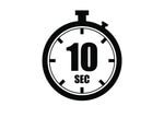 10 Seconds Countdown Timer with Alarm