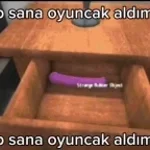 Sarp sana oyuncak aldım gel