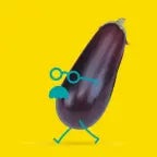 its time for aubergine man