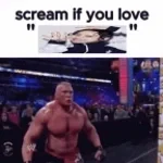 Scream of endless agony, pain and suffering