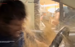 Drunk guy fights fridge