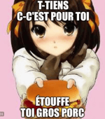 Etouffe toi gros porc