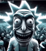 Rick Laughing Brainrot Meme