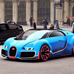 I woke up in a new Bugatti