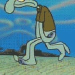 Squidward walking sound effect