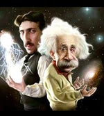 Nikola tesla and albert einstein (tmnt)