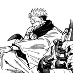 Sukuna saying "Gojo Satoru"
